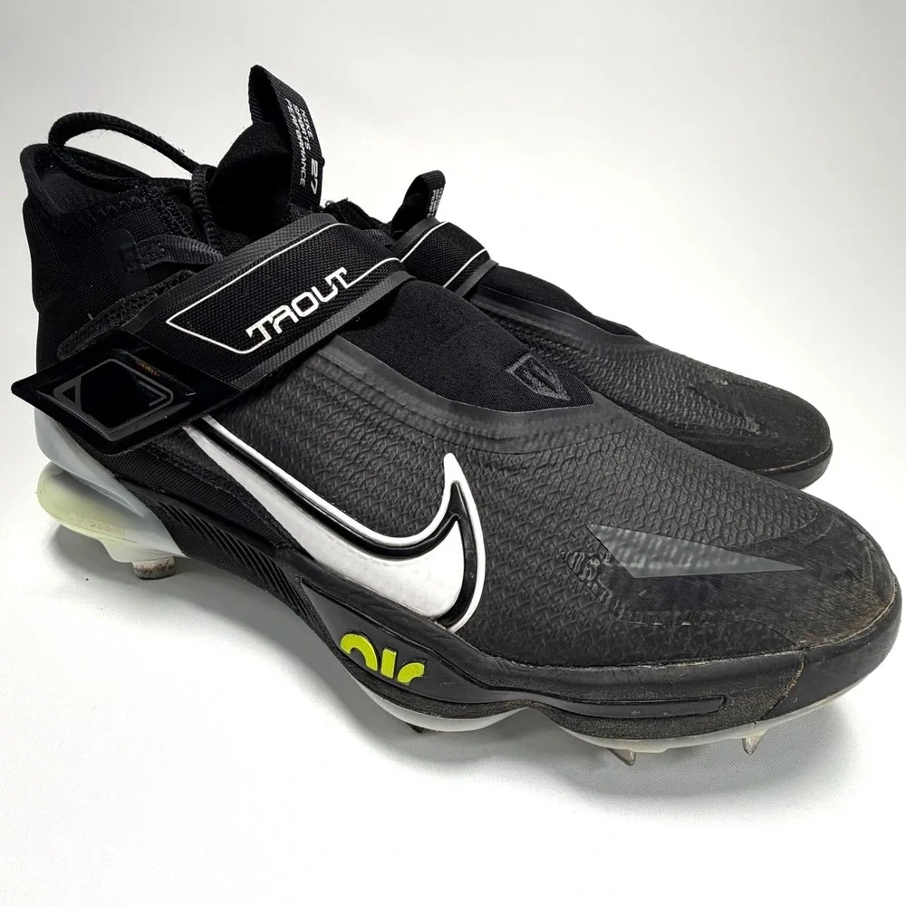 Nike Air Zoom Trout 7 Pro Cleats CJ2931-010 Black Metal 11.5